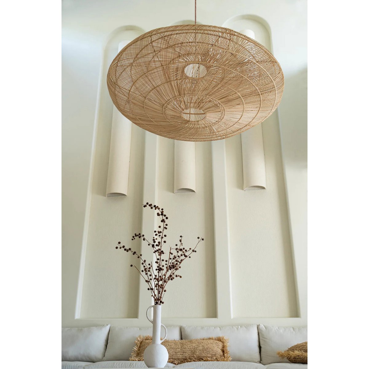The Macaron Pendant - Natural - XL