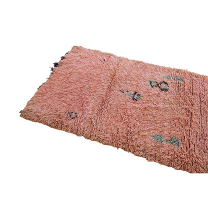 Pure wool Moroccan Berber rug 104 x 310 cm