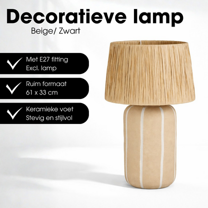 Denton Beige table lamp