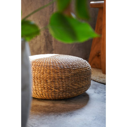 The Hyacinth Pouffe - Natural - M