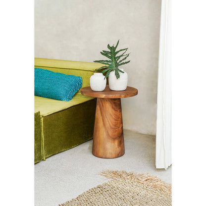 The Timber Conic Side Table - Natural - 50