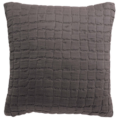 Stonewashed cushion Swami Asphalt 45 x 45