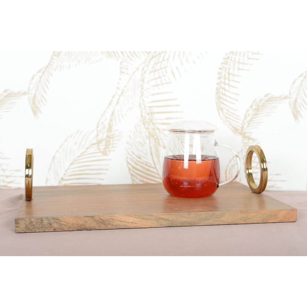 MUG A INFUSION EN VERRE AVEC FILTRE EN VERRE 550ML