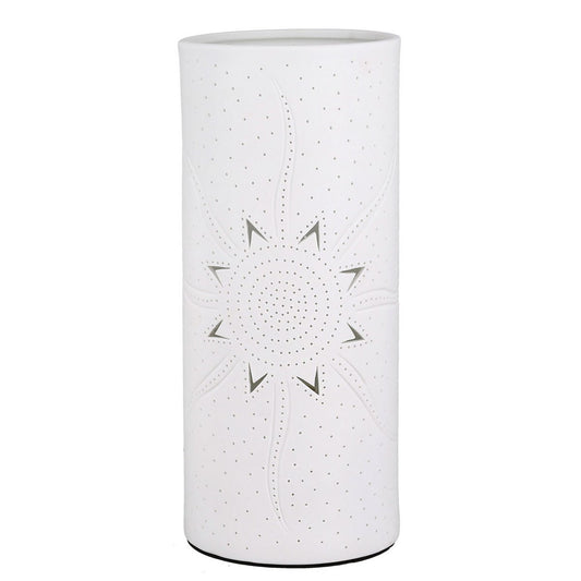 Porcelain lamp cylinder sun