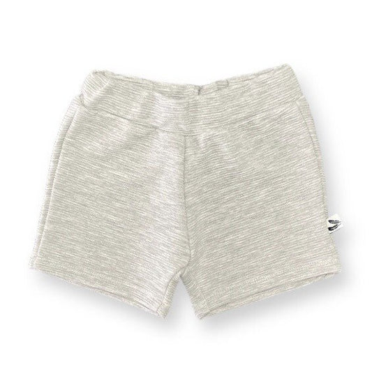 Shorts rib light gray melange