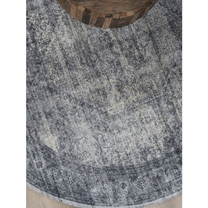 Rug Madel Round Gray ø160 cm