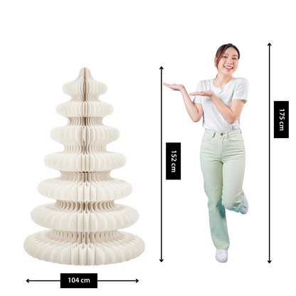 Decorative Christmas tree White