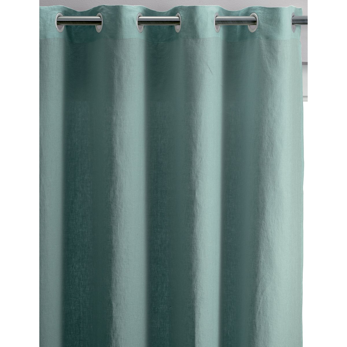 Stonewashed curtain Zeff Verdigris 140 x 280