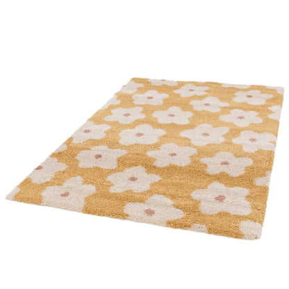 Tapis enfant épais et confortable FLEURS