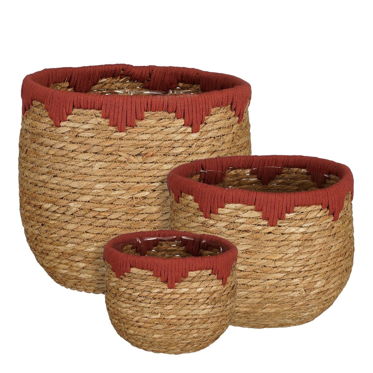 Plantenmand set Jorck Rood