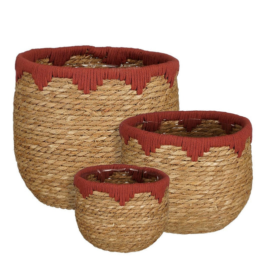 Plantenmand set Jorck Rood