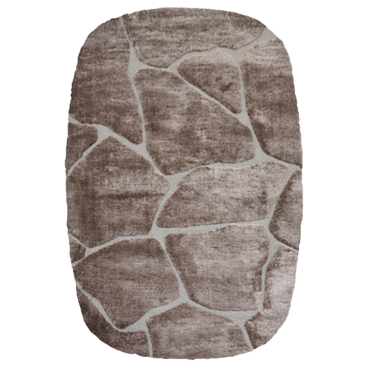 Rug Macy Bruin - Rounded Corners 160 x 230 cm