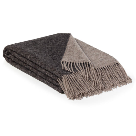 Wool Throw Blanket ONYX