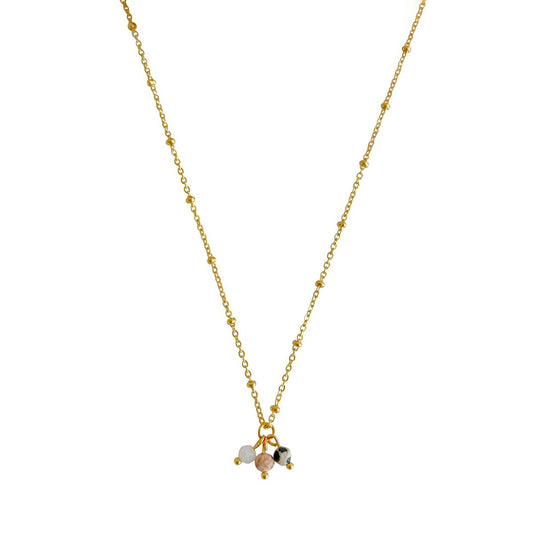Energy Gemstone Necklace - Gold