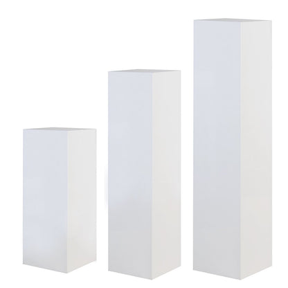 Column "Solid" glossy white H.100cm