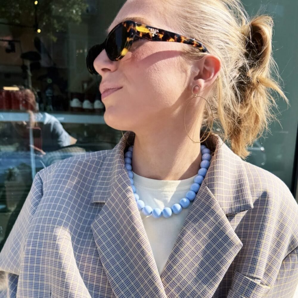 Statement earring XL oval
