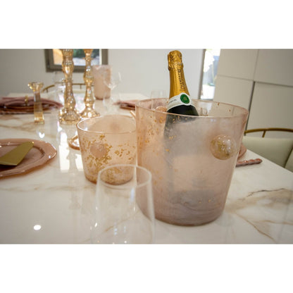 Champagne bucket bucket in resin 20x20x20cm