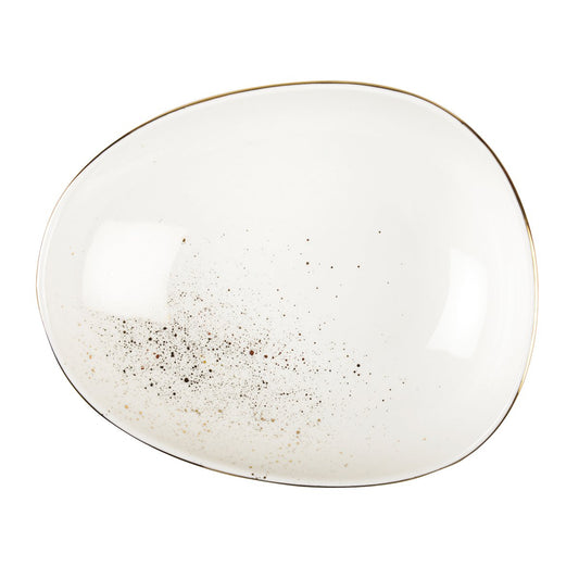 FLASH OR WHITE OVAL SOUP PLATE