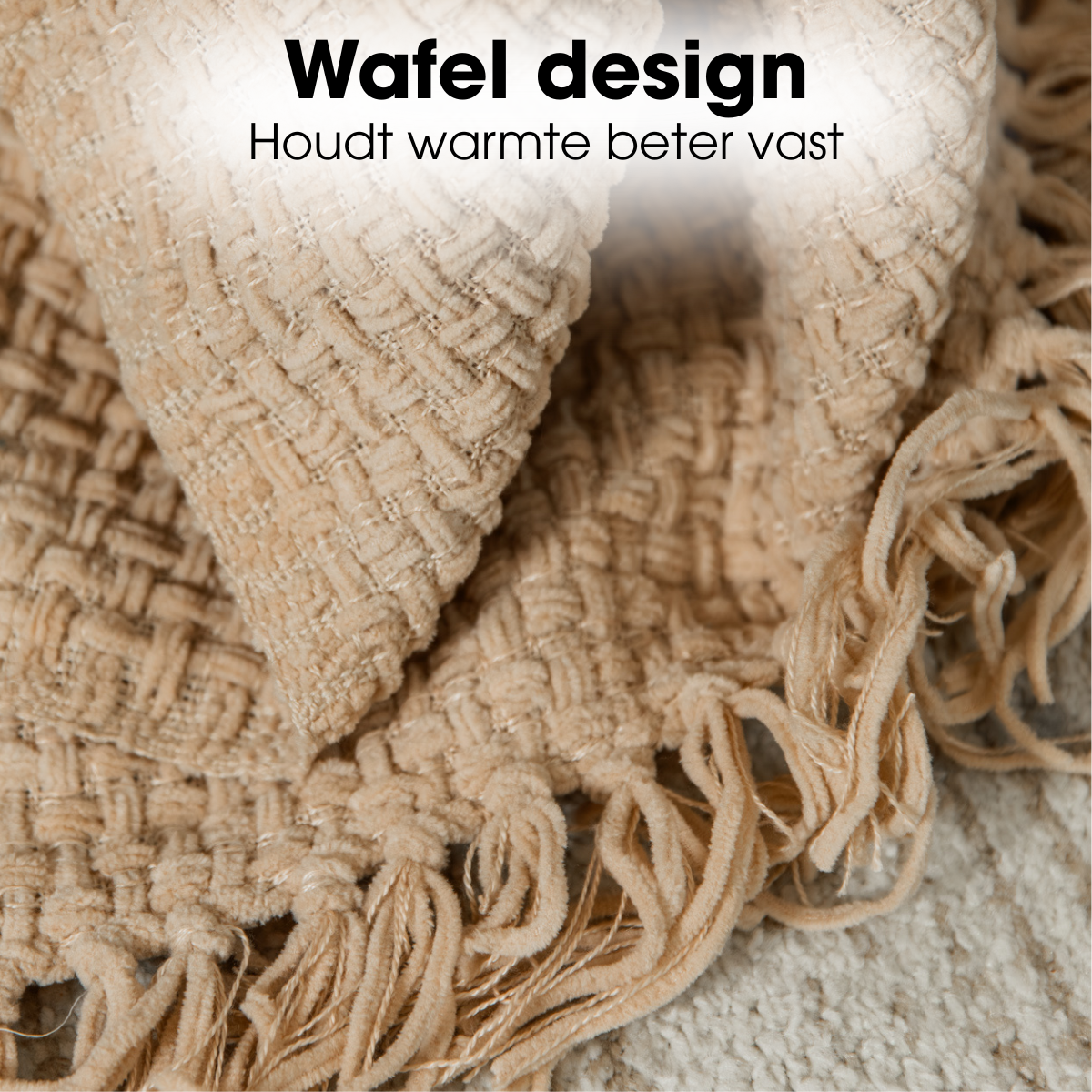 Plaid Cosenza Beige