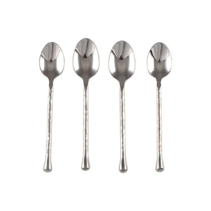 SILVER DESSERT SPOONS - SET OF 4