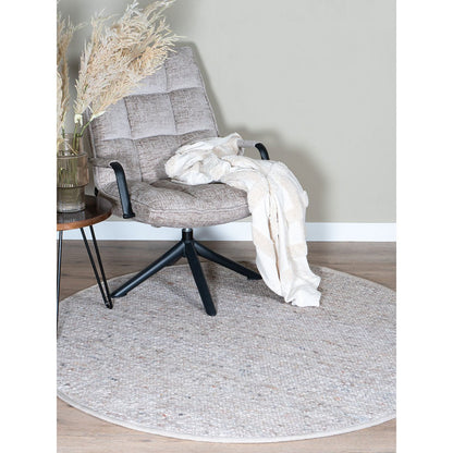 Rug Stone Beige 215 – Round ø160 cm