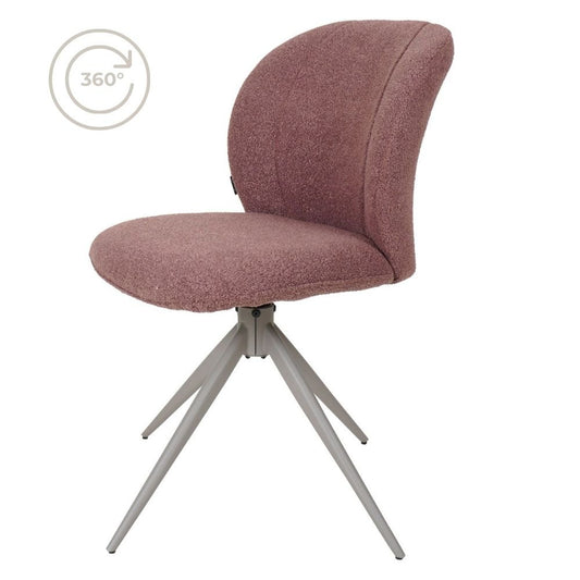 Dining room chair Cosmo - Bouclé - Terra