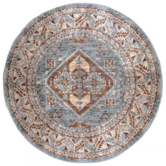 Rug Laria Blue 3 Round - ø160 cm