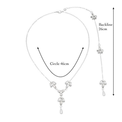 Bridal Back Necklace for the Wedding