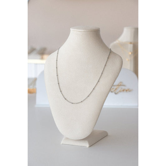 Basic Necklace Balls - choose your length - Silver
