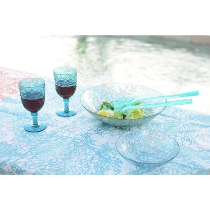 Green resin salad covers