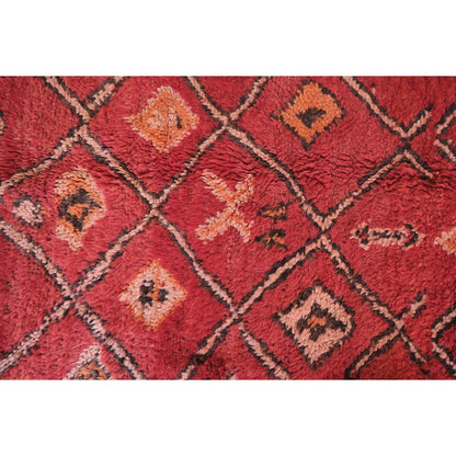 Pure wool Moroccan Berber rug 197 x 313 cm