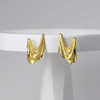 Unique Silk Cloth Ear cuff - One piece