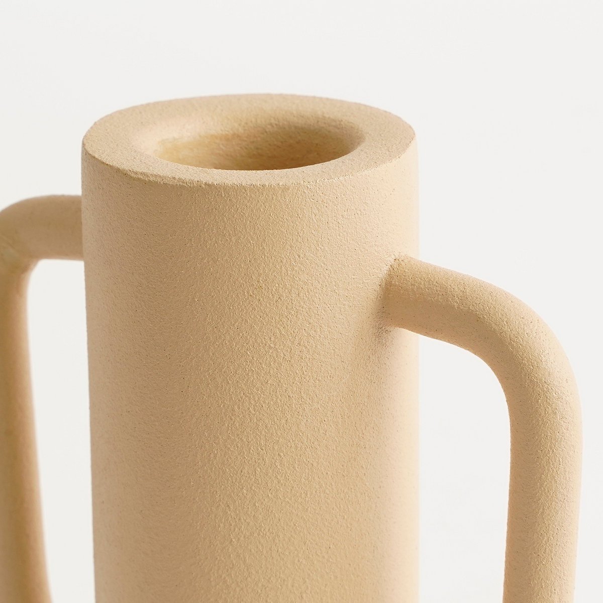 Candlestick Ula Beige