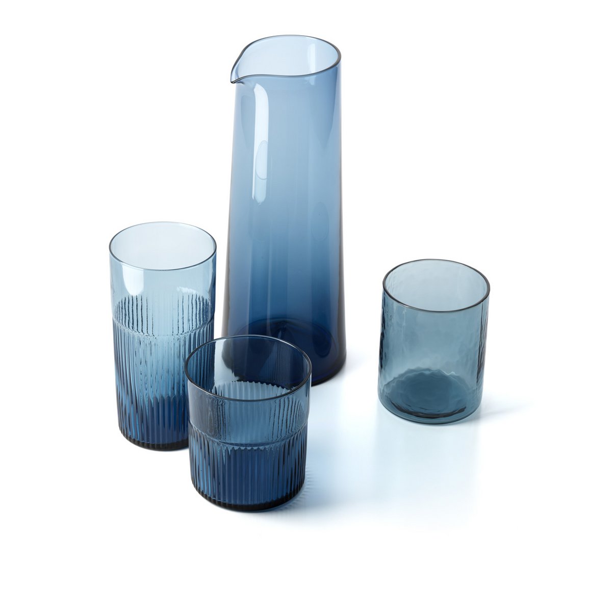 The Azure Hammered High Tumbler - Blue