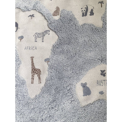 Tapis enfant lavable MONDE