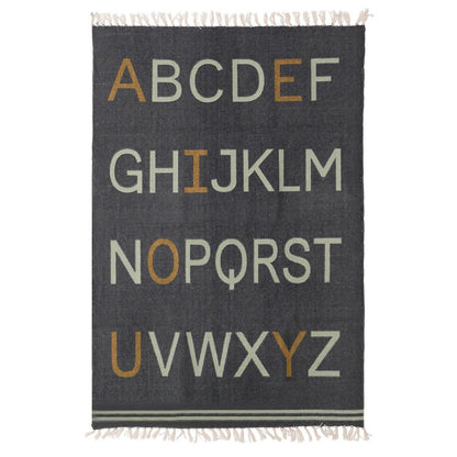 Tapis enfant en coton ALPHABET