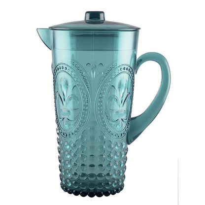 Acrylic turquoise pitcher