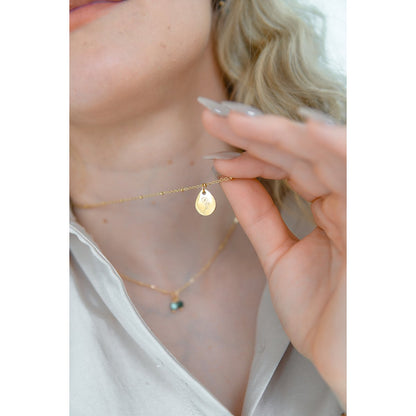 Golden Birth Flower Necklace (can be ordered per month)