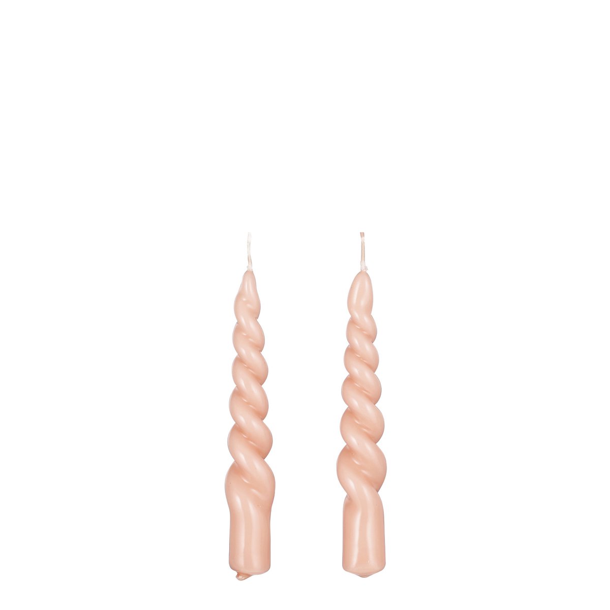 Dinner candle Twist Pink