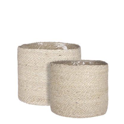 Plantenmand set Atlantic Crème