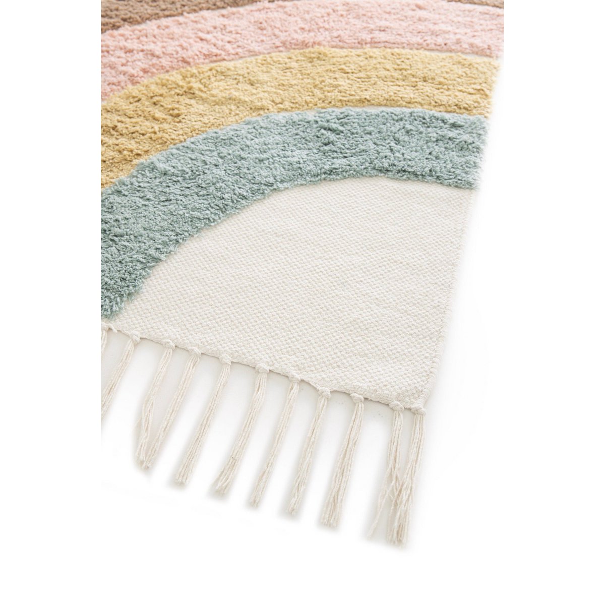 RAINBOW cotton children's rug