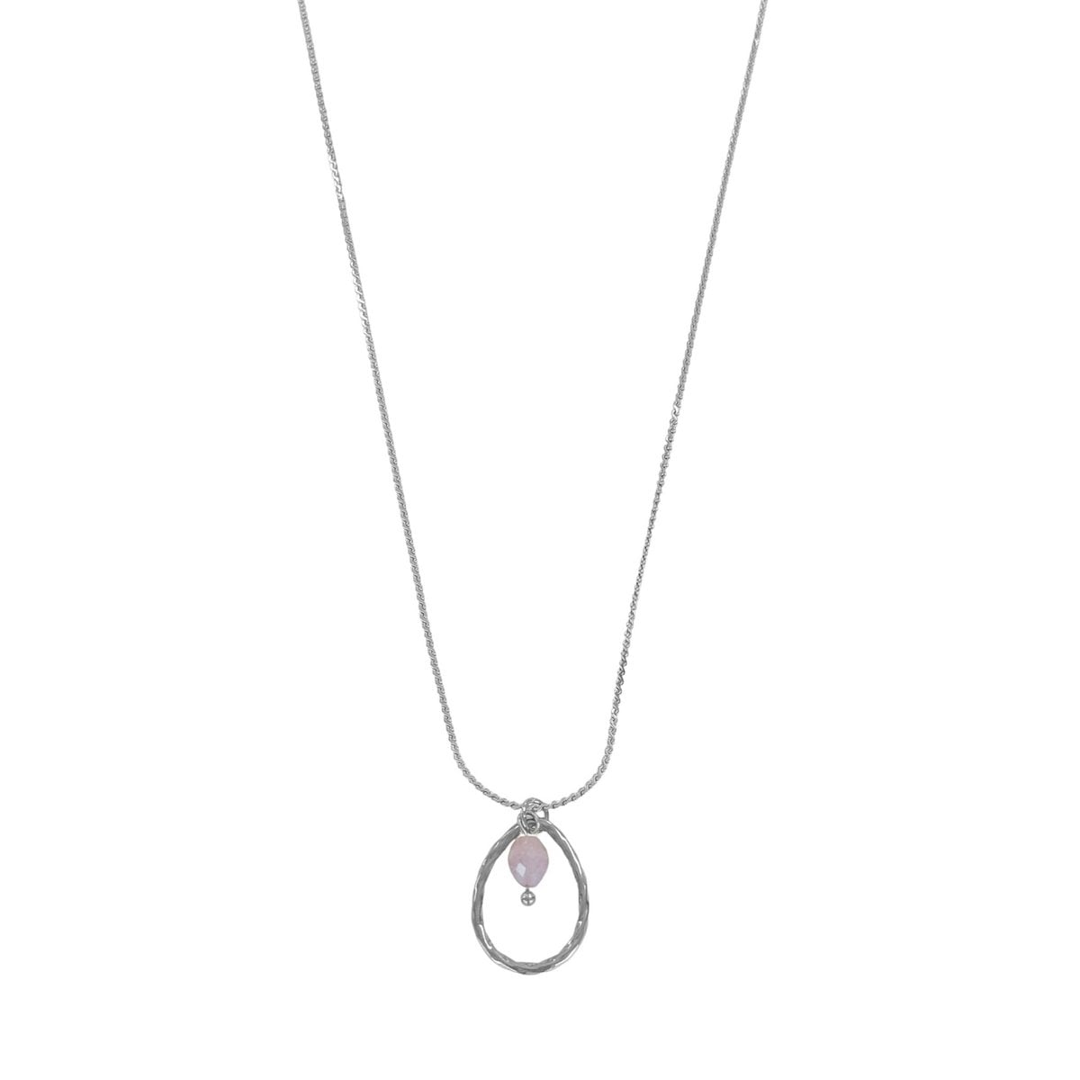 Kunzite Necklace - Silver