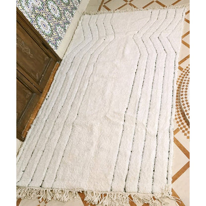 Authentic Berber rug in Khémisset wool 200 x 300 cm