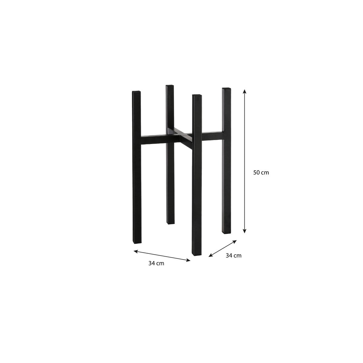 Plant stand Ascot Black