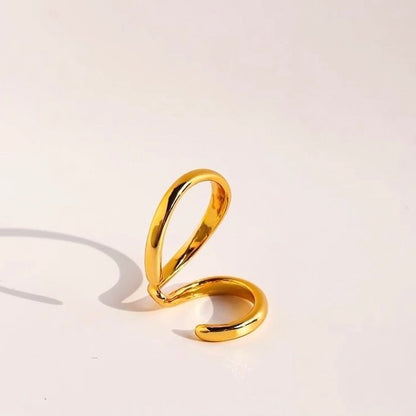 Minimalist Wave Line Ear Cuff