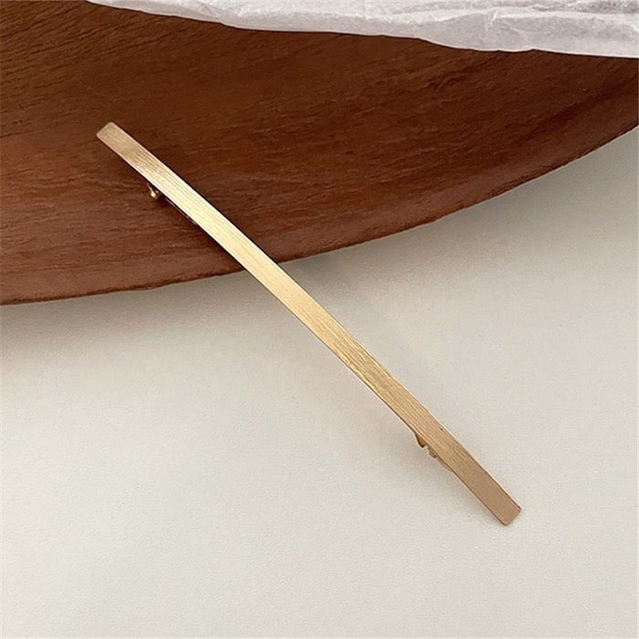 One-Line Minimalist Metal Hair Clip