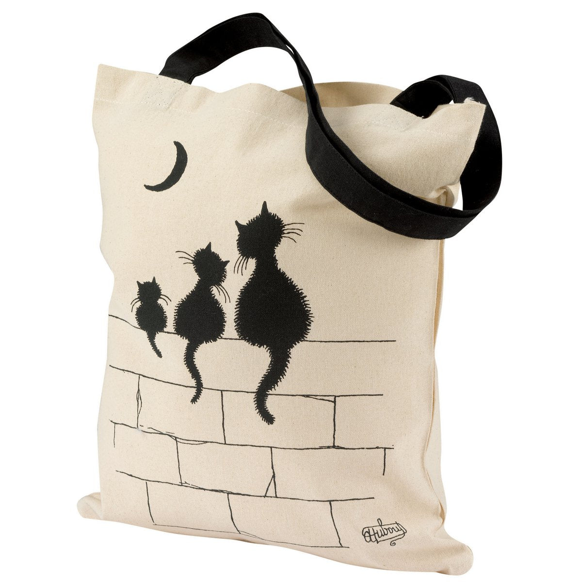 Sac Dubout 3 chats Ecru 40 x 35