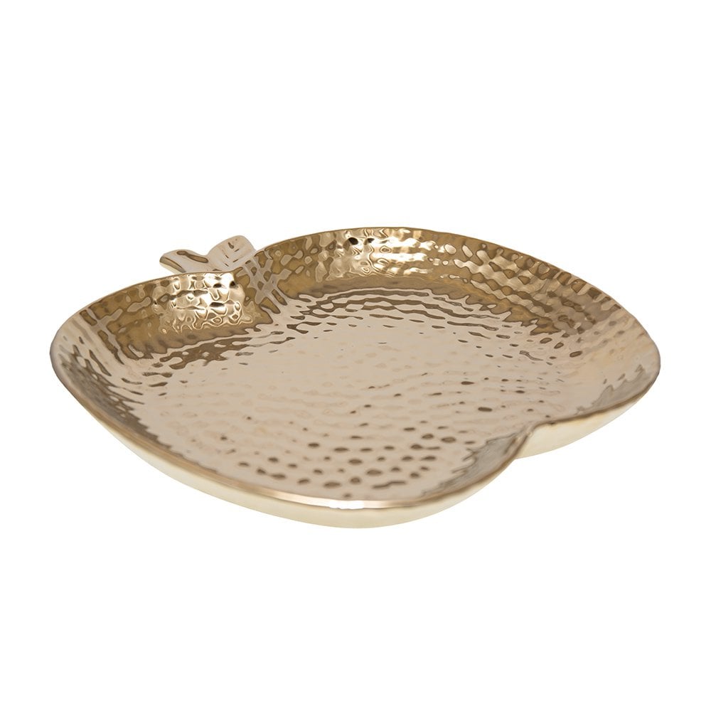 Golden ceramic apple cup 29.5x28.5x4cm