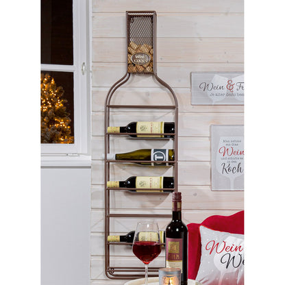 Wine rack bottle cork, height 118 cm