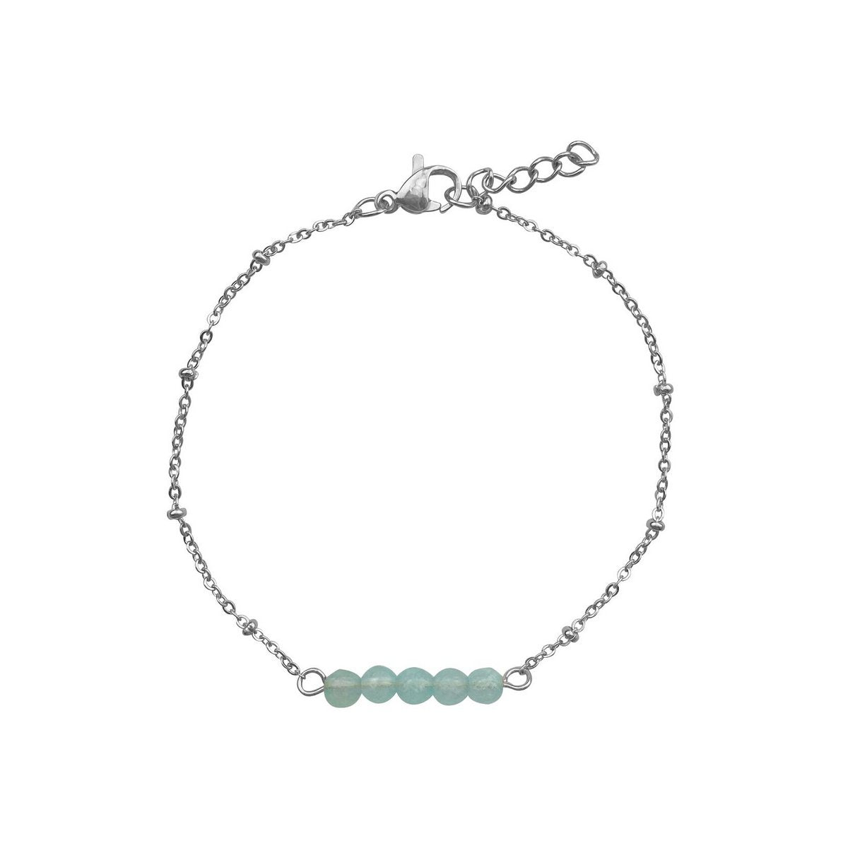 Bracelet Amazonite - Silver